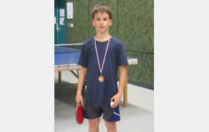 Une médaille de bronze au tournoi jeune de secteur 