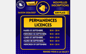 Permanences Licences