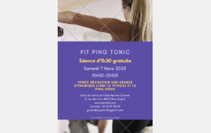 Fitness Ping séance découverte