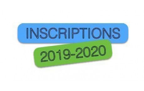 INSCRIPTIONS 2019/2020